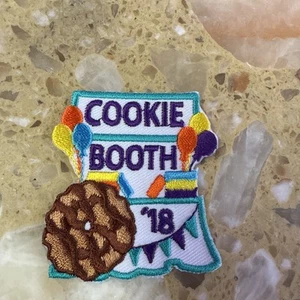 GIRL SCOUTS 2018 Cookie Booth Award: Iron-On Patch: BRAND NEW - Picture 1 of 2