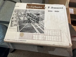 le corbusier & P. Jeanneret 1934-1938 Architecture max Bill French Book Vintage - Picture 1 of 16