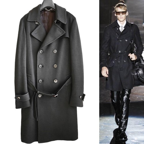 Gucci Cappotto Chester Doppiopetto Lana Giacca Invernale Uomo 