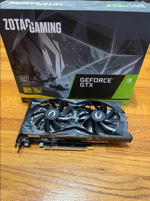 Tarjeta de gráficos para juegos ZOTAC GeForce GTX 1660 6 GB GDDR5 192 bits, súper compacta, ZT Foto 1 de 4