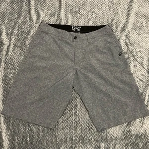 Pantalones Cortos Fox Tech Para Hombre 32 Gris Rendimiento Híbrido Elástico - Imagen 1 de 9