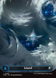 Island - Foil - Edge of Eternities(eoe) #263,common, Borderless - Picture 1 of 1