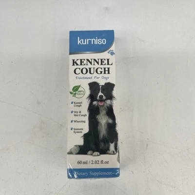KURNISO Kennel Cough Treatment for Dogs Natural Immune Support 60ml Exp 11/2027