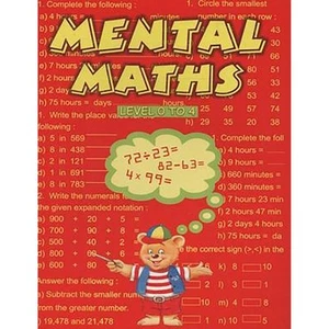 Mental Maths Level 0 to 4 Paperback Book - Picture 1 of 1