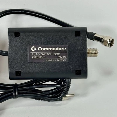 Original Auténtico Commodore Auto Switch Box 252652-01 AMIGA VIC 1990 Foto 1 de 4