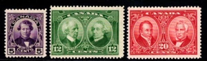 Canada Sc. #146-148 Mint Original Gum VL-Hinged Complete Set 1927 CV $42 ~ D2993 - Picture 1 of 2
