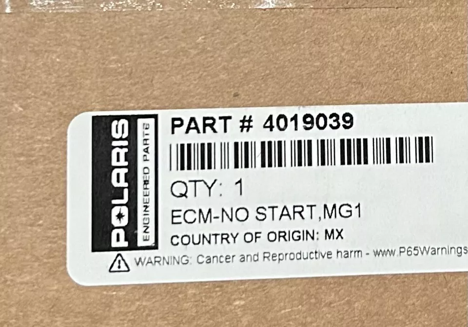 Polaris 4019039 ECM-NO START MG1 - Image 1 of 1