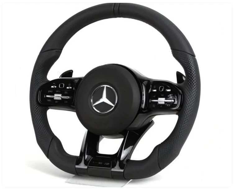 Volante Mercedes-Benz AMG negro brillante con controles táctiles - Plug & Play Foto 1 de 1