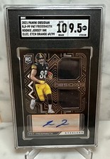 2021 Panini Obsidian Pat Freiermuth Orange Etch SP /99 RPA Rookie Patch Auto SGC