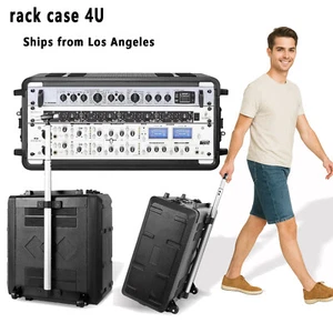 Rack Case 2U 4U 6U 10"-15" Deep Light flight Cases Traveling For DJ - Imagen 1 de 53