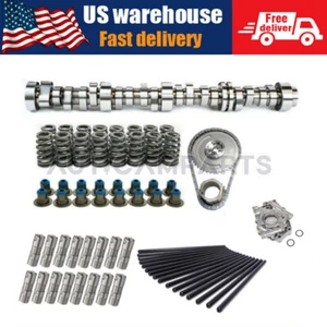 Cam Kit Stage 2 Cam Oil Pump Pushrods Lifters For Chevy LS Truck 4.8 5.3 6.0 6.2 - Picture 1 of 6