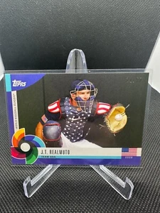 2023 Topps World Baseball Classic Global JT Realmuto Purple Border #31/50 - Bild 1 von 2