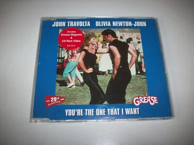 JOHN TRAVOLTA & OLIVIA NEWTON-JOHN :You're the one that I want - CD SINGLE+VIDEO - Image 1 of 2