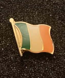 Irish Flag of Ireland Irish Pride Gold Tone Lapel Pin - SP3 - Picture 1 of 3