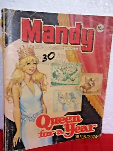 MANDY Picture Story Library For Girls #44 QUEEN FOR A YEAR comic 1981 - Bild 1 von 4