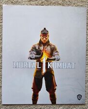 Mortal Kombat 1 Liu Kang GameStop Promo Poster 2023 Rare NFS Collectors 