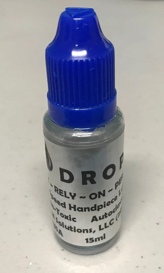 Drop Dental Handpiece Lubricant Lube Oil 15ml Cavitron KAVO Midwest Star NSK 2pk