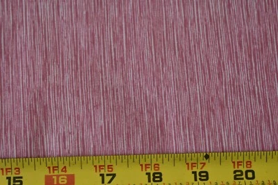 By 1/2 Yd, Vintage, Pink Striped Quilt Cotton, Concord/Joan Kessler, P2563 - Image 1 of 4