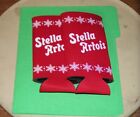 Stella Atrois Collectible Tall Winter Themed Beer "Coozies" - Set Of 2