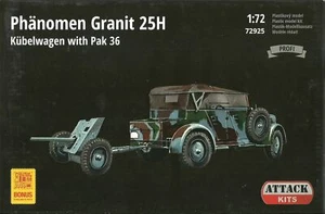 Attack 1/72 Phänomen Granit 25H Kubelwagen with 3.7cm Pak36 - Picture 1 of 1