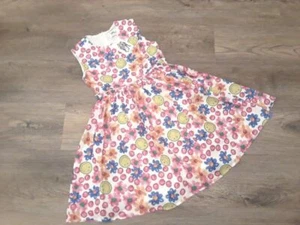 NWT Lola and the Boys girls sz 10 flower smiley emoji dress back zip fit flair - Picture 1 of 3