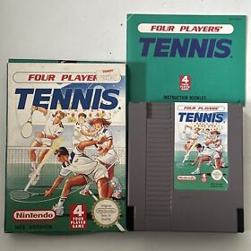 Four Players Tennis NES Nintendo Boxed PAL Complete - Free Postage 