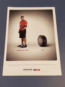 MATTHEW STAFFORD Bridgestone Tires Poster Print Ad Photo LA RAMS - Picture 1 of 1