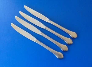 Wm A Rogers Summer Mist-Autumn Glow Dinner Knife Lot 4 Knives Stainless - Picture 1 of 2