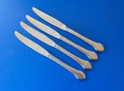 Lote de 4 cuchillos de acero inoxidable Wm A Rogers Summer Mist-Autumn Glow Foto 1 de 2