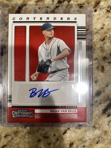 2021 panini contenders baseball Brian Van Belle pitcher boston red sox rookie