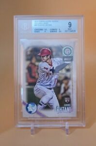 2018 Topps Gypsy Queen Shohei Ohtani SP Rookie GQ Logo Swap RC Card BGS 9 MINT