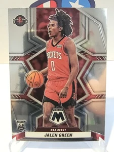 2021-22 Panini Mosaic Jalen Green - Houston Rockets NBA debut novato #262 - Imagen 1 de 2