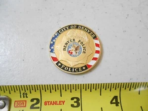 RARE DENVER COLORADO POLICE DEPT DPD SAINT MICHAEL CHALLENGE COIN MILITARY - Picture 1 of 4