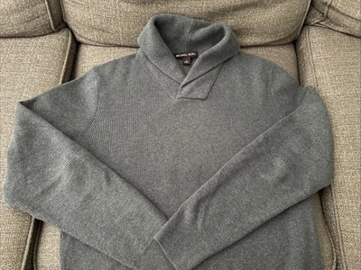 Suéter chal Michael Kors para hombre talla M gris Foto 1 de 4