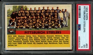 1956 Topps Football #63 Pittsburgh Steelers PSA 5 - Bild 1 von 2