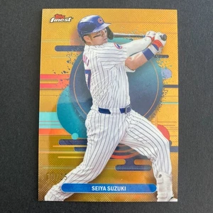 Seiya Suzuki 2025 Topps Finest SSP Gold #'ed 10/25 Uncommon #144, Chicago Cubs - Picture 1 of 7