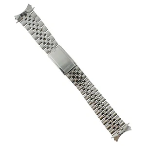 Rolex Vintage Jubilee Bracelet 6251H 20mm Acero Inoxidable Corona Grande Reloj Correa - Imagen 1 de 6