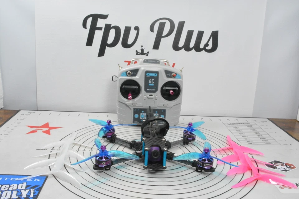 RTF 5 inch FPV Freestyle/Racing Drone +LEDs + Remote + F4 FC - Image 1 of 4