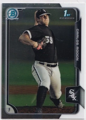 2015 Bowman Chrome Carlos Rodon #BCP150 - Imagem 1 de 2
