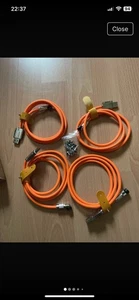 4 Sets Magnetic Charging Cables with matching head For Apple, android, type C - Picture 1 of 15
