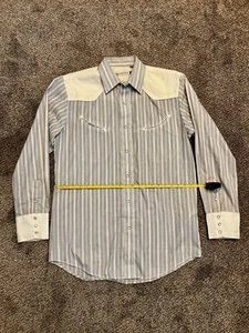 Vintage Roper Western pearl snap button up long sleeve men’s shirt - NR! - Picture 1 of 3