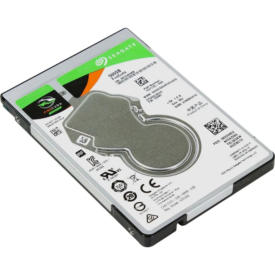 Hdd Hard Disk Sshd Ssd Disco Rigido Ibrido 500gb Seagate St500lx0 Ricondizionato - Immagine 1 di 1