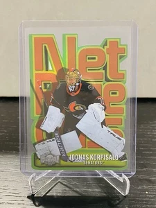 Joonas Korpisalo Net Rageous 2023-24 Skybox Die-Cut SSP #11 Ottawa Senators - Picture 1 of 2