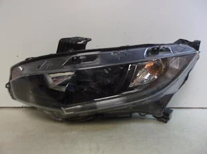 2019 2020 2021 Honda Civic Driver LH Halogen Headlight w/ Black Trim OEM - Bild 1 von 10