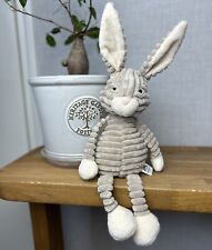 Jellycat Cordy Roy Baby Hare - Grey Cordy Bunny White Paws - Neutral Baby Plush