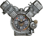 Unusual Large Engine Style Wall Clock | Home Decor | Gift