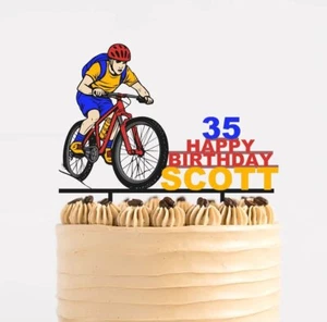 X-Country Trail Rider Downhill Mountainbiken JEDE FARBE Custom KUNSTSTOFF Kuchen - Bild 1 von 4