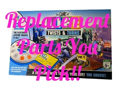 The Game of Life Twists of Turns Replacement Parts Pieces You Pick - Image 1 of 2