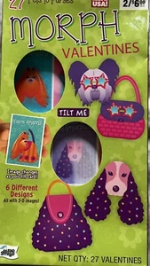 Morph Dog Valentines Day Exchange Cards for Students 6 Designs ~ 27 Cards  NEW - Picture 1 of 6
