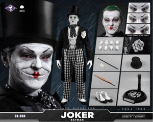 CYBER-X Studio 1/6 Jack Nicholson Classic Black Suit Joker Action Figure CX004 - Picture 1 of 5